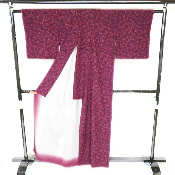 楽天市場】【 中古 】 特選 小紋 リサイクル着物 ポリエステル 袷  