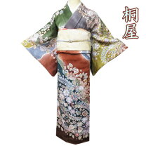 平和屋本店□極上 越後十日町の一流染匠 桐屋・翠山工房 訪問着 辻が花  