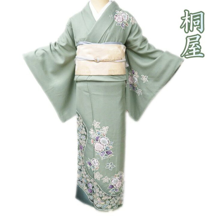 楽天市場】【 中古 】 特選 訪問着 リサイクル着物 正絹 フォーマル 桐 