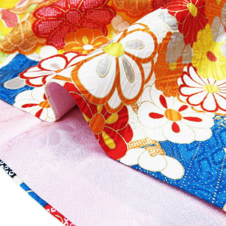 楽天市場】【 中古 】 振袖 着物 リサイクル 正絹 袷 花模様 地模様 