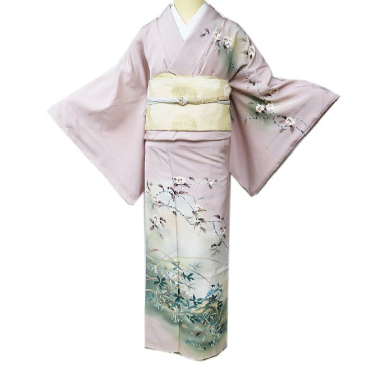 楽天市場】【 中古 】 訪問着 リサイクル着物 正絹 袷 フォーマル 花の 