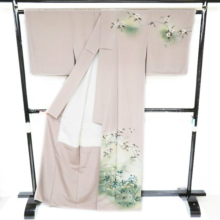 楽天市場】【 中古 】 訪問着 リサイクル着物 正絹 袷 フォーマル 花の 