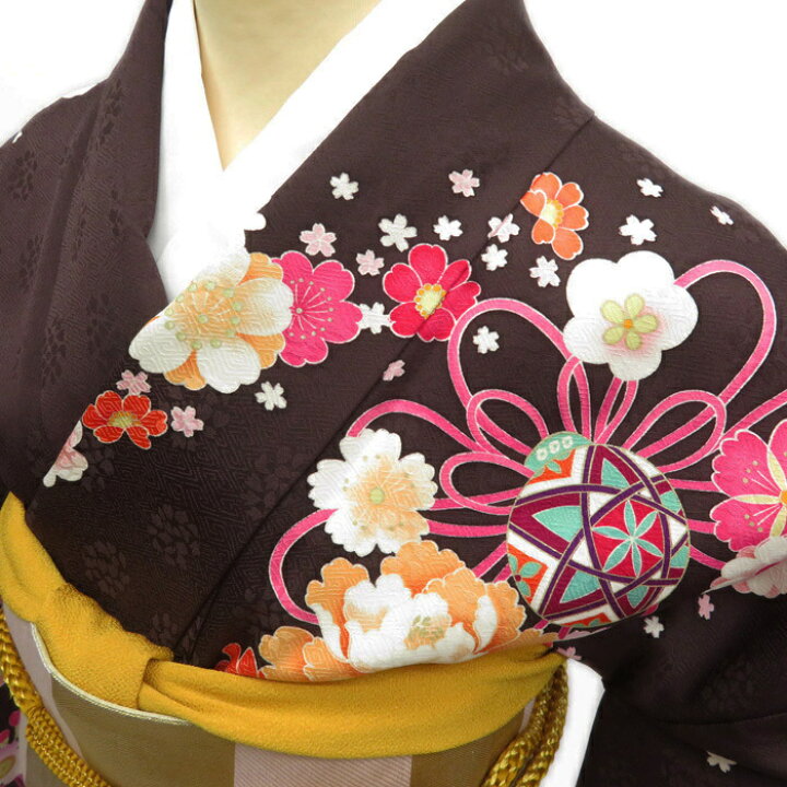 楽天市場】振袖 正絹 花模様 金駒刺繍 成人式 結婚式 結納 パーティー 