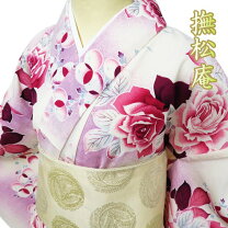 楽天市場】撫松庵 浴衣（柄薔薇）の通販 