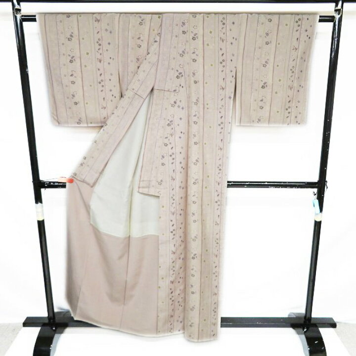 楽天市場】【 中古 】 紬 リサイクル着物 正絹 袷 カジュアル 花模様  