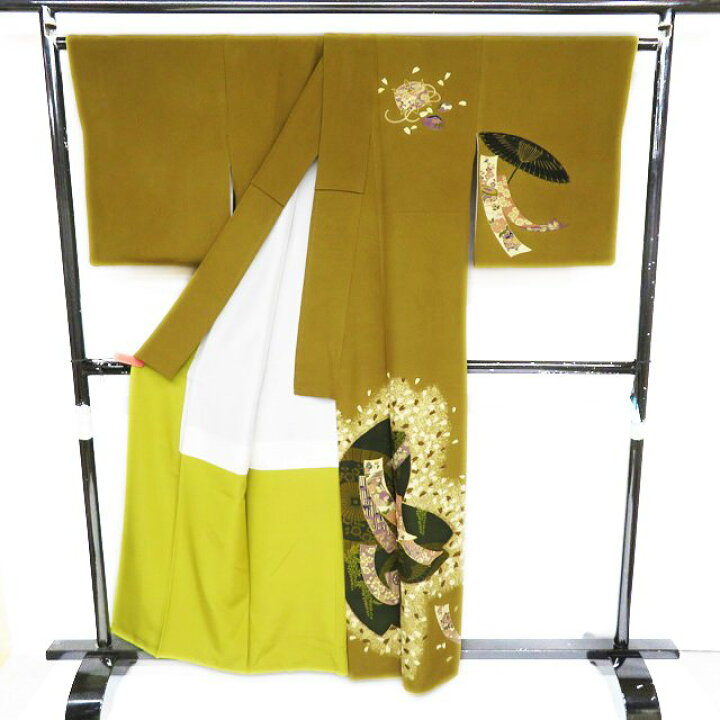 楽天市場】【 中古 】 訪問着 リサイクル着物 正絹 袷 フォーマル 金駒  