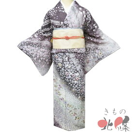【 中古 】 特選 訪問着 リサイクル着物 正絹 袷 フォーマル 絞り染め 花模様 金通し 紫系色 多色 身丈169.5cm 裄68.5cm L トール A1330-5 [入学式 卒業式 お宮参り 結婚式 お茶会 お茶席 茶道 利休忌 和服 送料無料 きもの北條]