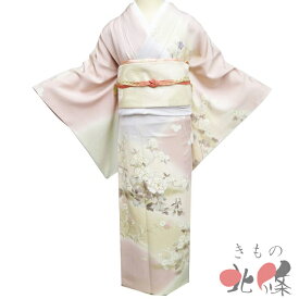 【 中古 】 特選 訪問着 リサイクル着物 正絹 袷 フォーマル 金駒刺繍 花の図 マルチカラー 多色 金 身丈166cm 裄66.5cm L トール A1333-5 [入学式 卒業式 お宮参り 結婚式 母 利休忌 刺繍 和服 送料無料 きもの北條]