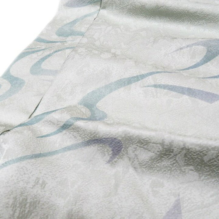 楽天市場】【 中古 】 羽織 コート リサイクル着物 正絹 白緑色 緑系色  