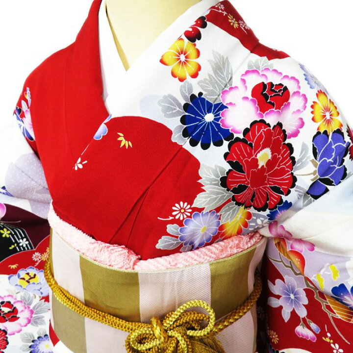 楽天市場】【 中古 】 振袖 着物 リサイクル 正絹 フォーマル 花模様 