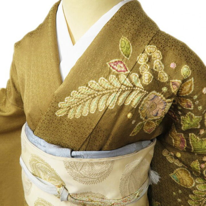 楽天市場】【 中古 】 特選 訪問着 リサイクル着物 袷 桐屋 翠山工房 