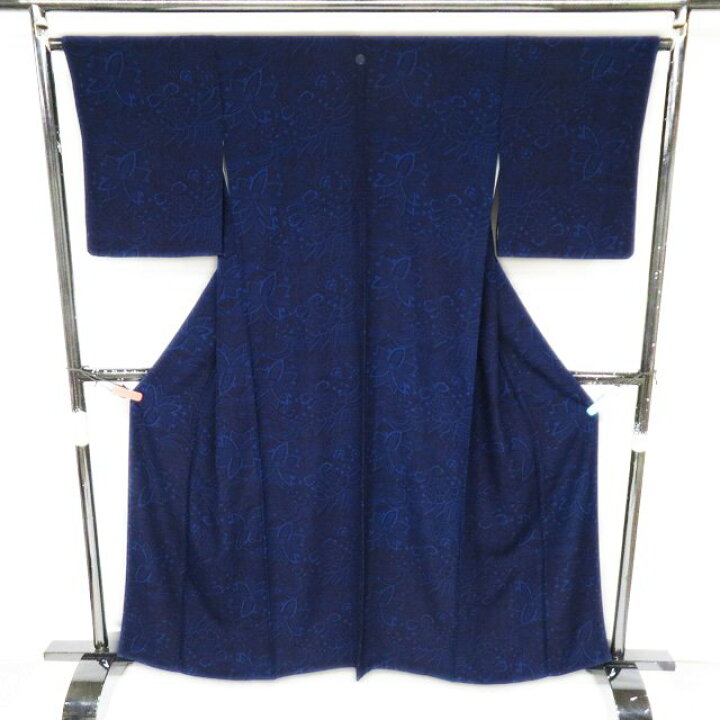 楽天市場】【 中古 】 小紋 リサイクル着物 正絹 袷 カジュアル 紋付き  