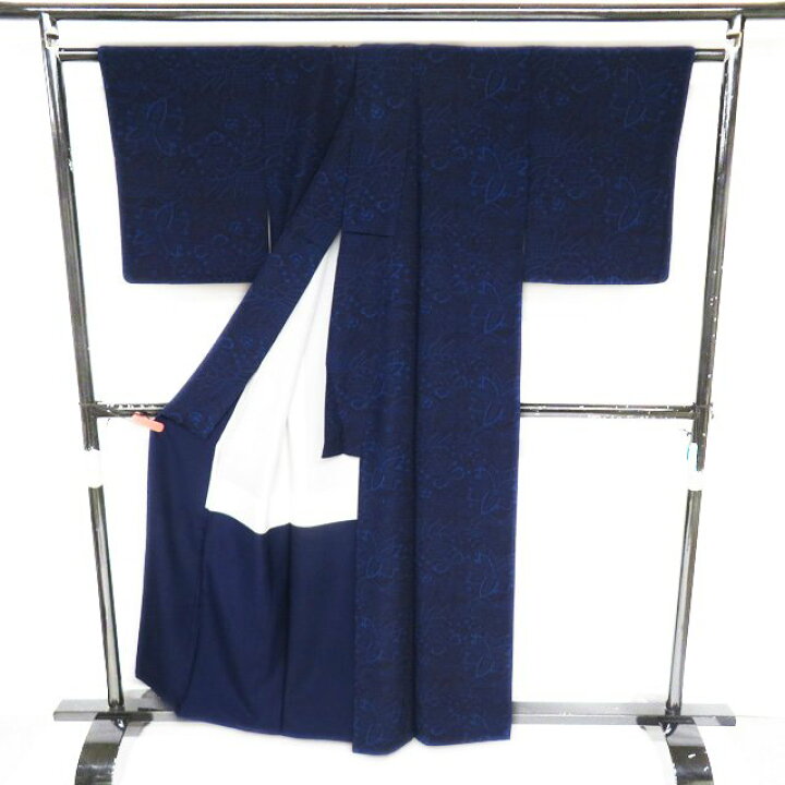 楽天市場】【 中古 】 小紋 リサイクル着物 正絹 袷 カジュアル 紋付き  