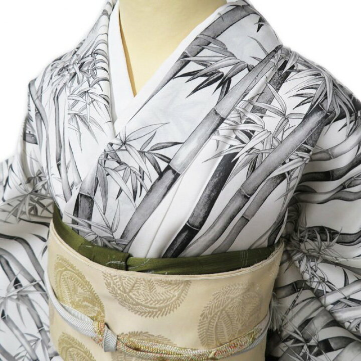 訪問着 身丈172.5cm 裄丈68.5cm L 単衣 山岡古都 ほていや 落款 