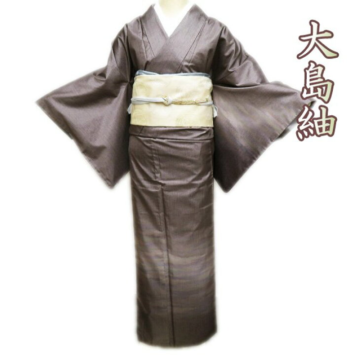 楽天市場】【 中古 】 大島紬 リサイクル着物 正絹 袷 セミフォーマル 