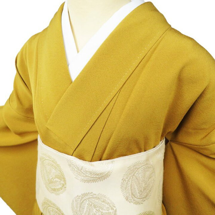 楽天市場】【 未使用 】 色無地 着物 正絹 袷 フォーマル 紋付き 蘭  