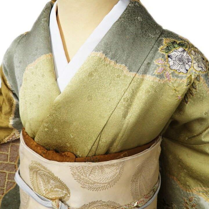楽天市場】【 中古 】 特選 訪問着 リサイクル着物 袷 桐屋 翠山工房 