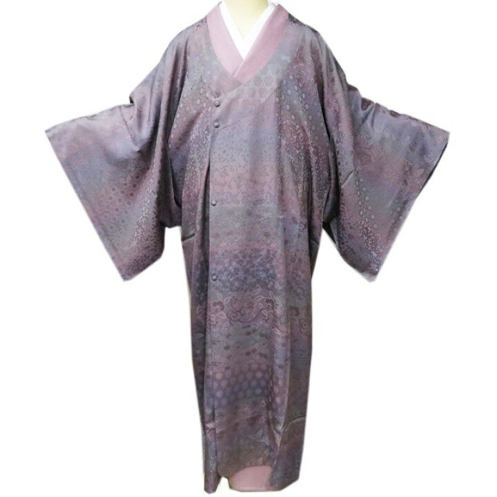 楽天市場】【 未使用 】 道中着 道行コート 着物 正絹 花鳥模様 地模様  
