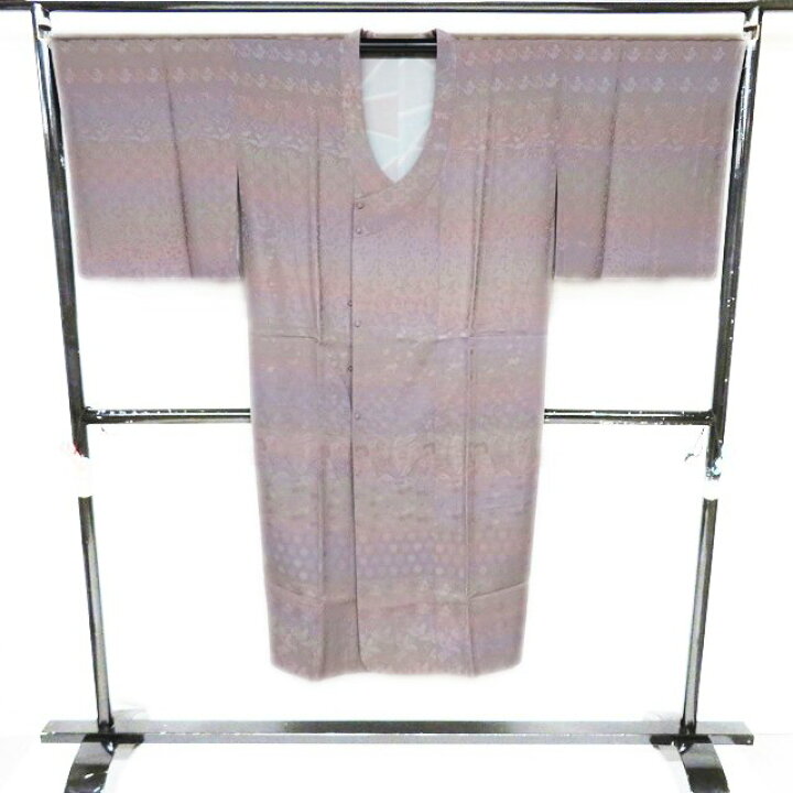 楽天市場】【 未使用 】 道中着 道行コート 着物 正絹 花鳥模様 地模様  