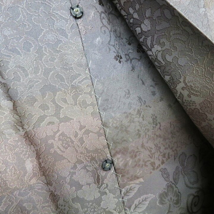 楽天市場】【 未使用 】 道中着 道行コート 着物 正絹 花鳥模様 地模様  