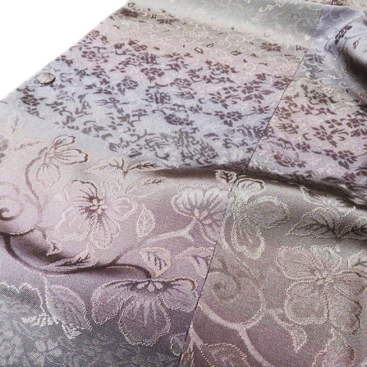 楽天市場】【 未使用 】 道中着 道行コート 着物 正絹 花鳥模様 地模様  