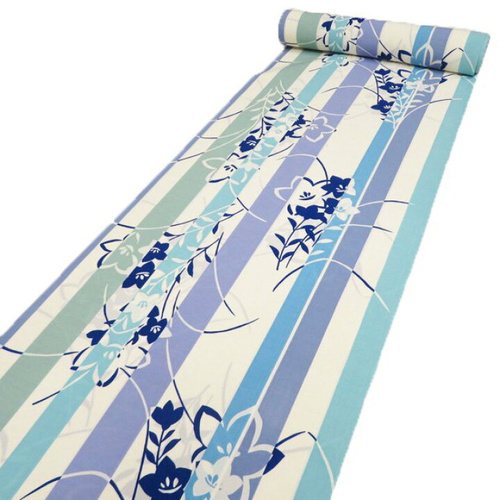 楽天市場】夏物 反物 小紋 浴衣 着物 未仕立て 新古品 ポリエステル  