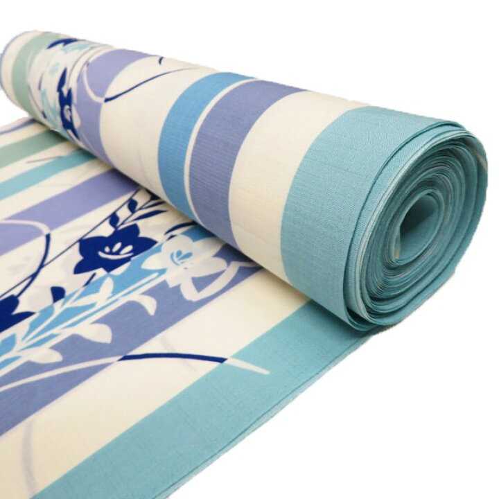 楽天市場】夏物 反物 小紋 浴衣 着物 未仕立て 新古品 ポリエステル  