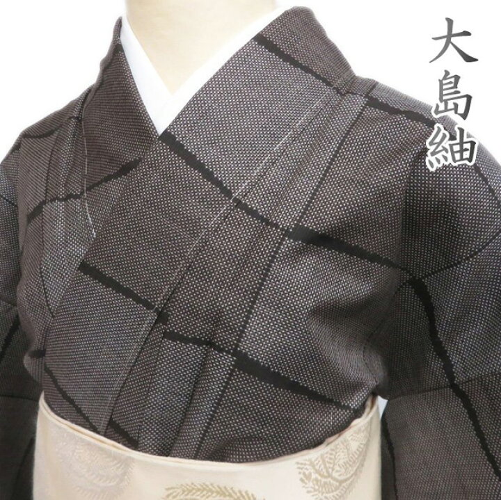 楽天市場】＼ FINAL PRICE ／ 【 中古 】 大島紬 リサイクル着物 焦 