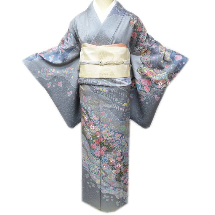 楽天市場】【 中古 】 訪問着 リサイクル着物 正絹 袷 フォーマル 道長  