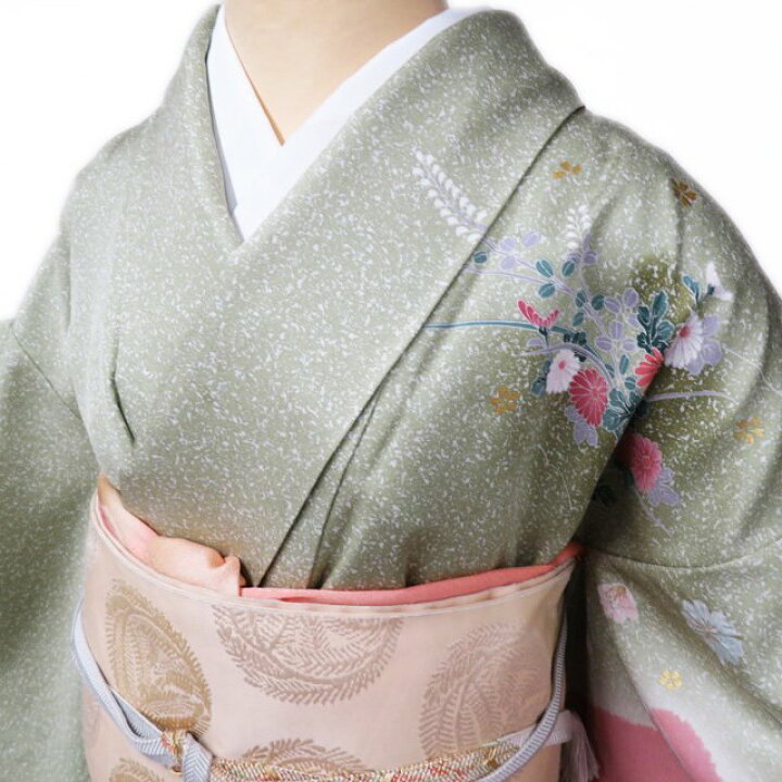 楽天市場】【 中古 】 訪問着 リサイクル着物 正絹 袷 フォーマル 花の  