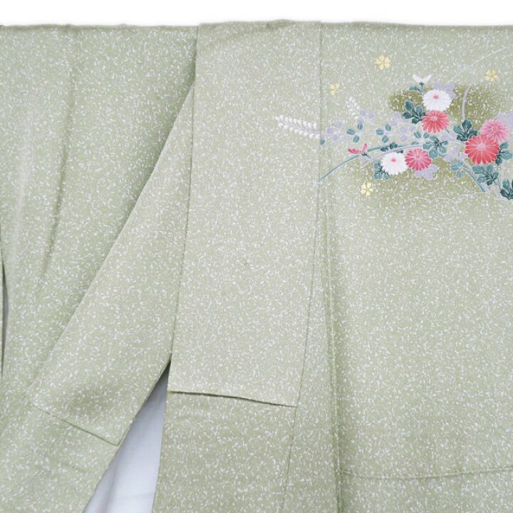 楽天市場】【 中古 】 訪問着 リサイクル着物 正絹 袷 フォーマル 花の  