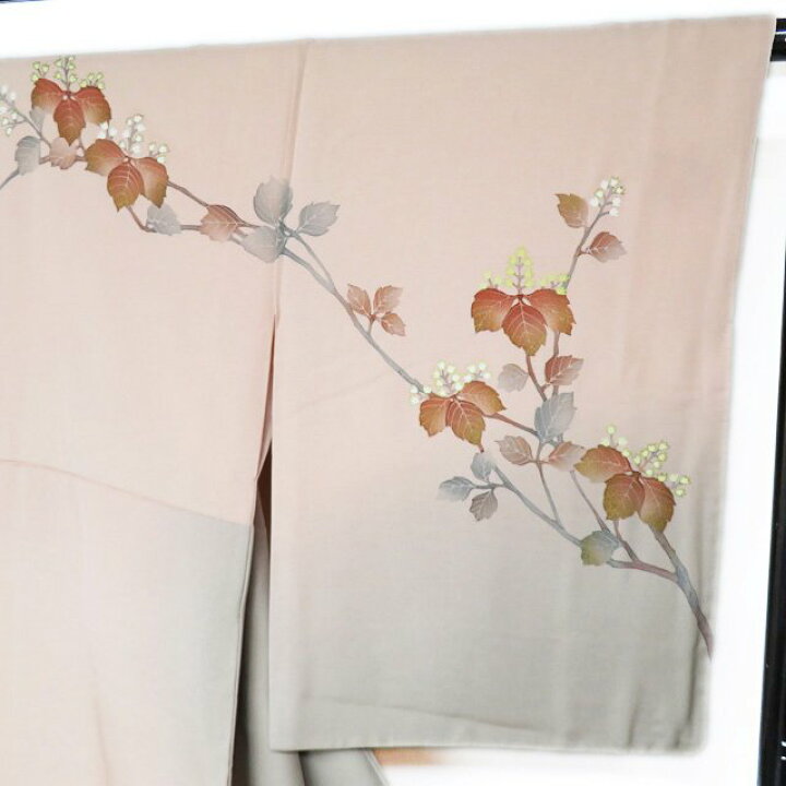 訪問着 着物 中古 正絹 袷 作家物 落款 身丈158cm M A972-7 【公式通販】