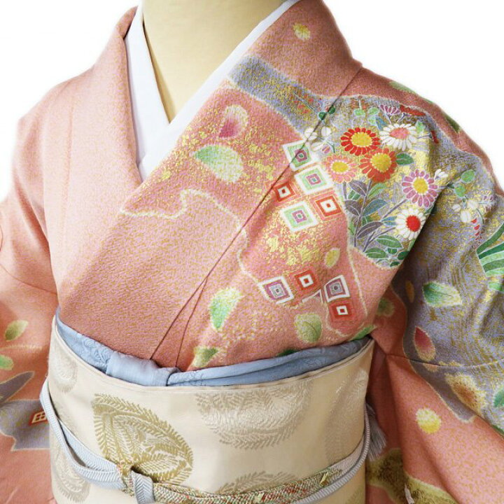 楽天市場】【 中古 】 訪問着 リサイクル着物 正絹 袷 フォーマル 金駒 