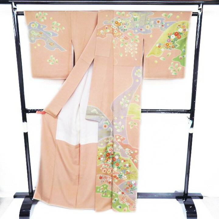 楽天市場】【 中古 】 訪問着 リサイクル着物 正絹 袷 フォーマル 金駒 