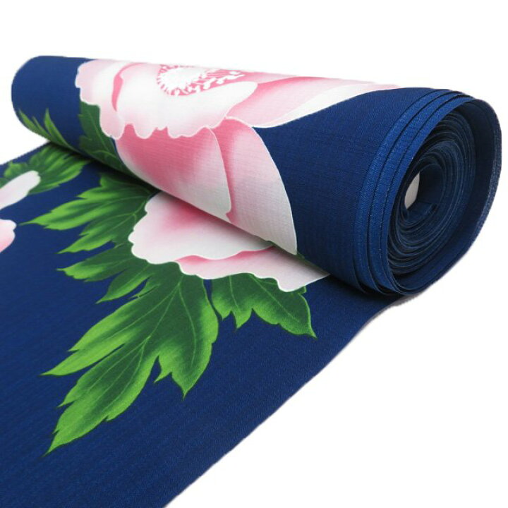 楽天市場】夏物 反物 小紋 浴衣 着物 未仕立て 新古品 ポリエステル  