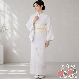 【 未使用 】 夏物 付け下げ 付下げ 訪問着 着物 正絹 絽 器物文様 灰桜色 多色 身丈155.5cm 裄66cm S ワイド A1404-7 [夏きもの 夏用 涼感 お茶会 お茶席 茶道 お宮参り 和服 送料無料 きもの北條]
