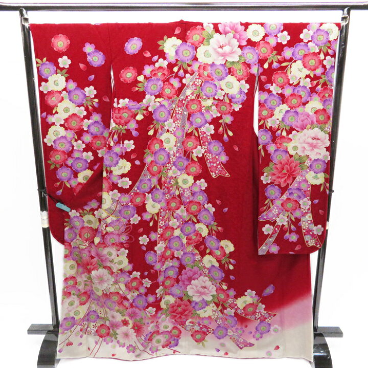 楽天市場】《FINAL PRICE》 【 中古 】 振袖 リサイクル 着物 銀 