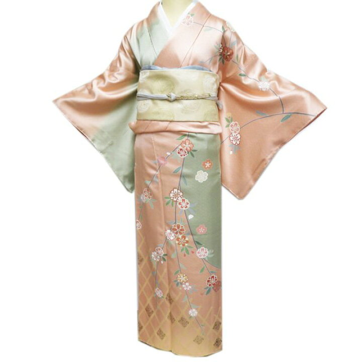 楽天市場】【 中古 】 訪問着 リサイクル着物 正絹 袷 フォーマル 地 