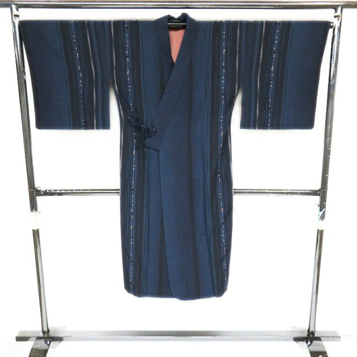 楽天市場】【 中古 】 道中着 コート 正絹 濃紺色 黒色 身丈128.5cm 裄  
