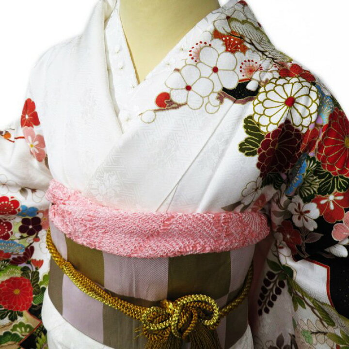 楽天市場】【 中古 】 振袖 襦袢 2点 セット リサイクル着物 正絹 金駒  