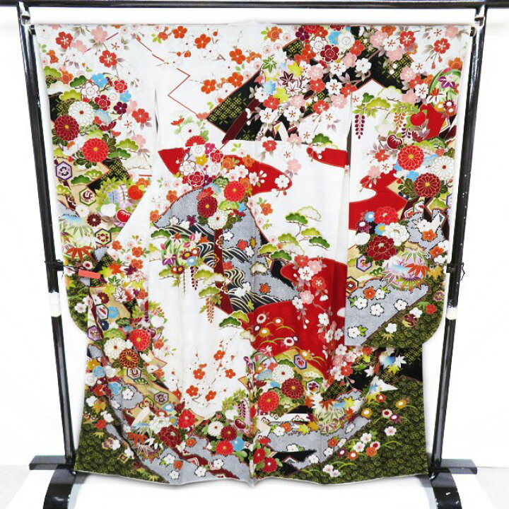 楽天市場】【 中古 】 振袖 襦袢 2点 セット リサイクル着物 正絹 金駒  