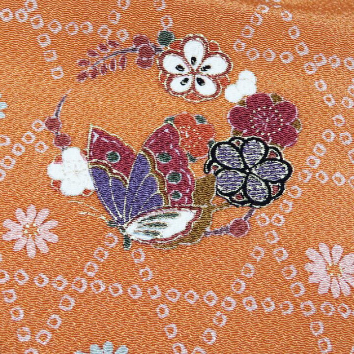 楽天市場】【 未使用 】 訪問着 着物 正絹 袷 花と蝶の図 籠目模様 暈  