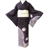 楽天市場】中古訪問着黒正絹の通販 