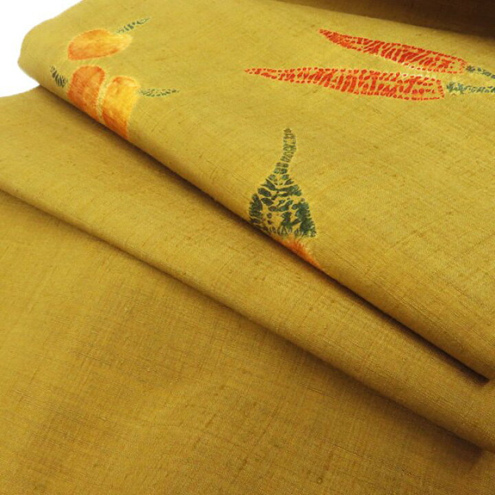 楽天市場】【 中古 】 紬地 袋帯 リサイクル 植物模様 唐辛子 枇杷  