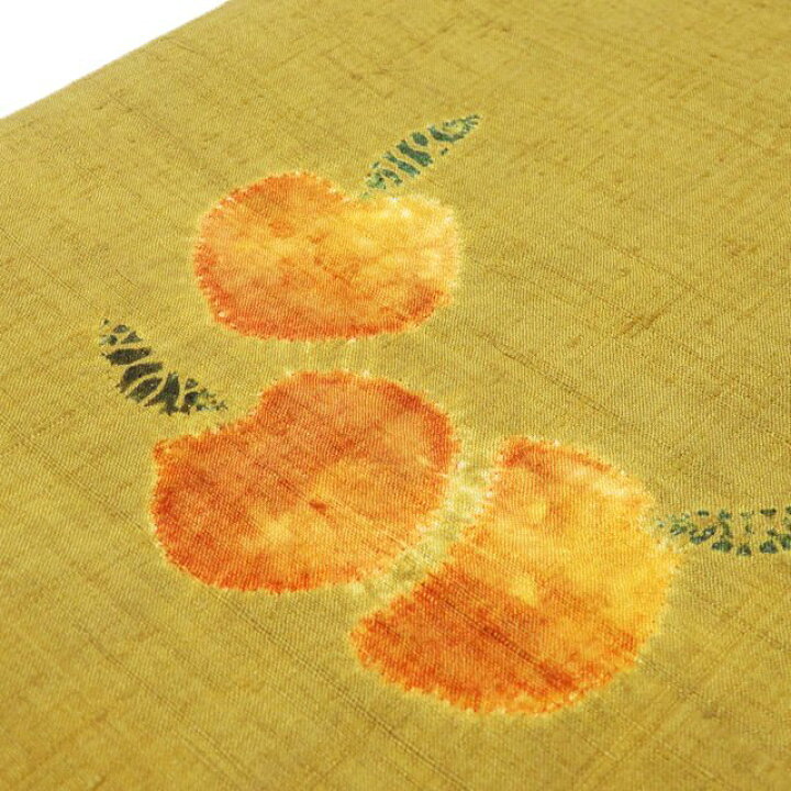 楽天市場】【 中古 】 紬地 袋帯 リサイクル 植物模様 唐辛子 枇杷  