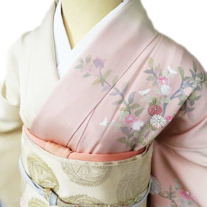 楽天市場】【 中古 】 訪問着 リサイクル着物 正絹 袷 フォーマル 花の 