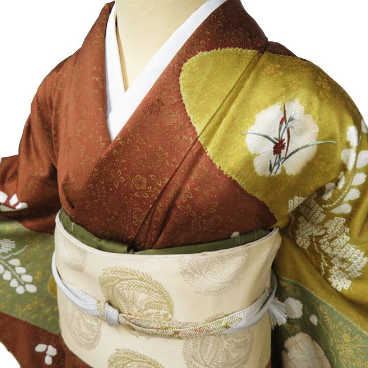 楽天市場】【 中古 】 訪問着 リサイクル着物 正絹 袷 フォーマル 絞り 