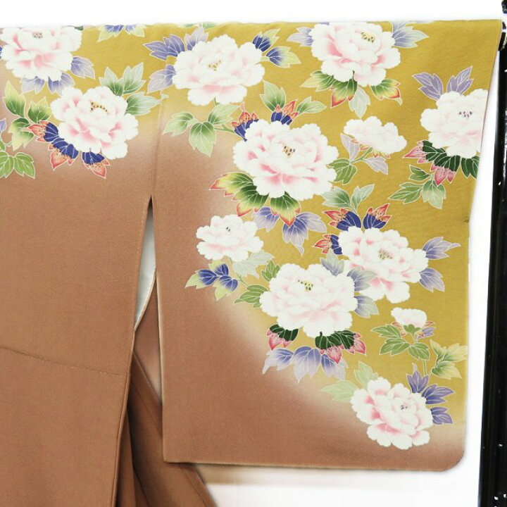 楽天市場】【 中古 】 訪問着 リサイクル着物 正絹 袷 フォーマル 花 
