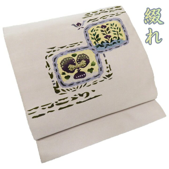 楽天市場】【 中古 】 名古屋帯 なごや帯 リサイクル 正絹 仕立て  
