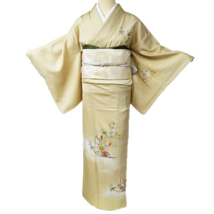 楽天市場】【 中古 】 訪問着 リサイクル着物 袷 フォーマル 金駒刺繍 